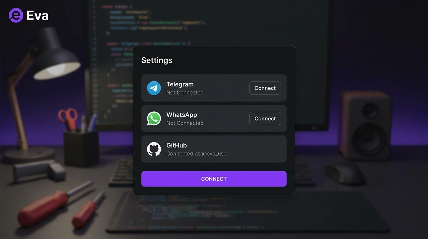 Eva connection settings
