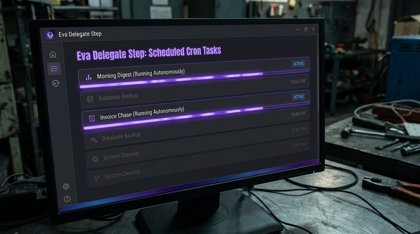 Eva scheduled task view